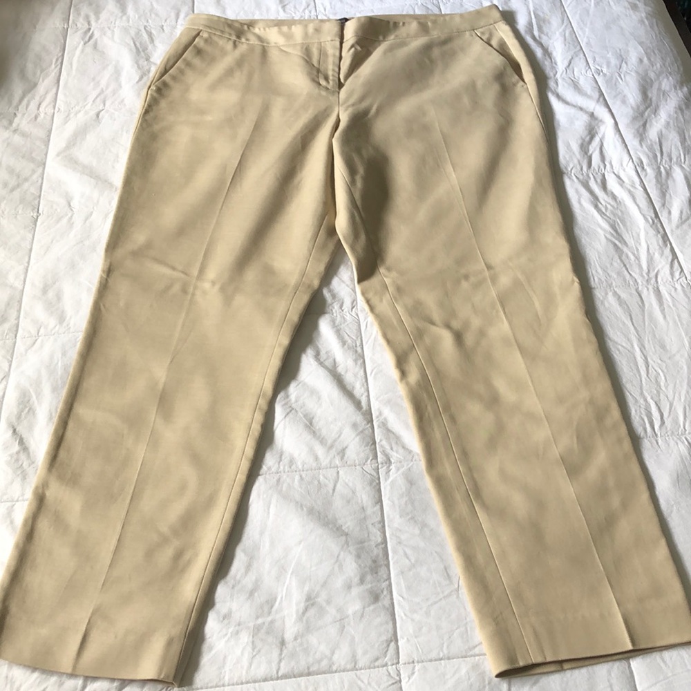 VINCE CAMUTO CREAM CASUAL PANTS - Picture 1 of 10